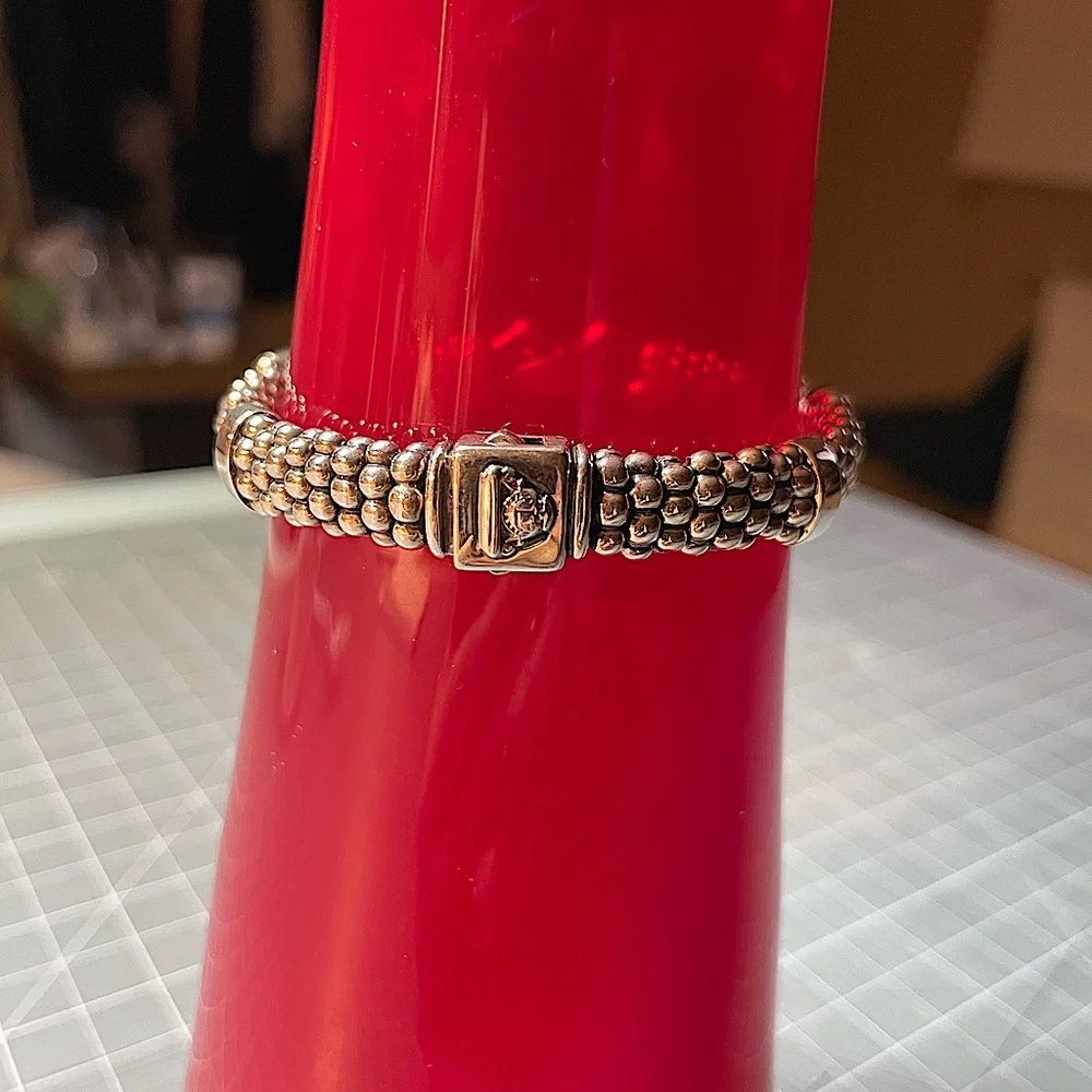 Lagos Sterling Silver Caviar Beaded Bracelet - Picture 2 of 7
